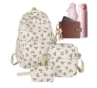 Women's Fashion Backpack Trendy Bowknot Backpack Girls | Spacious Cute Schoolbag Makeup Organizer for Business Teacher Traveling Weekend Festival Daily Tourist