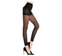 Women's Fashion Casual Women's Transparent Footless Leggings Thin Pantyhose Womens Tights Thick (Black, M)