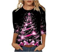 women's fashion,Christmas Jumpers for Women Uk Xmas Printed Sweatshirt Ladies Fleece Jumper Tops Long Sleeve Crewneck Sweaters Oversized Outfits Pullover Fashion Womens Hoodies Clothing