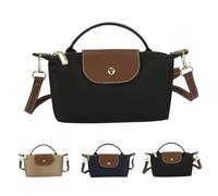 Women's Fashion Colorblock Mini Crossbody Bag,Lightweight Solid Square Purse,Solid Color Quilted Crossbody Bags (Black)