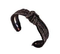 Women's Fashion Crystal Headband Diamond Knotted Hair Accessories