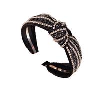 Women's Fashion Crystal Headband Diamond Knotted Hair Accessories