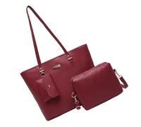 Women's Fashion Handbags Set 3pcs Shoulder Bags Large Capacity Satchel Top Handle Purse PU Leather Crossbody Bags Office And Travel Bag