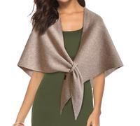 Women's Fashion Knitted Shawl, Women's Solid-color All-season Shawls, Knitting Soft Open Front Poncho Sweater For Spring Fall Winter Holiday Travel Dresses Casual Outdoor Daily Wear Dating