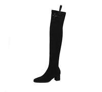 Women's Fashion Over The Knee High Heels Boots, 6CM Suede High Heel, Pole Dancing and Ballroom Style, Large Size