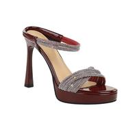 Women's Fashion Sandals Rhinestones Patent leather Open toe Platform 11.5CM