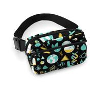 Women's Fashion Waist Bag, Portable Belt Bag, with Adjustable Strap for Running Hiking Traveling Science Math Physical Chemical Biology