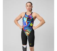 Women's Fastskin LZR Pure Valor 2.0 Openback Kneeskin Black/Red - 22 Black/Molten Blur - Mainline 22