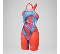 Women's Fastskin LZR Pure Valor 2.0 Openback Kneeskin Red/Blue - 20 Red/Blue 20