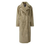 Women's Faux Fur Coat QS Vert XL