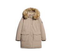 Women's faux fur parka Superdry Everest Beige L