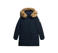 Women's faux fur parka Superdry Everest Bleu S