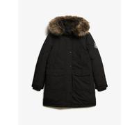 Women's faux fur parka Superdry Everest Noir XL