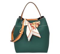 Womens Faux Leather Handbag Shoulder Tote with Cosmetics Bag Willow Pink House of Leather Green Large