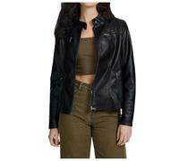 Women's Faux Leather Jackets, Hooded Pu Moto Biker Jacket Full Zip Motorcycle Top Chic Soft Coat Women Pu Leather Coat Leather Motorcycle Jacket Womens Jackets Windbreak Coat Outwear