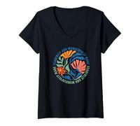 Womens Fearfully Wonderfully Made Jesus Christ Bible V-Neck T-Shirt
