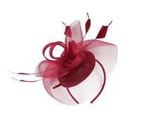 Women's Feather Fascinator Wedding Bridal Headpiece Cocktail Wedding Tea Party Headband Hat for Women Headband Bridal Wedding Feathers on a Headband Fascinator