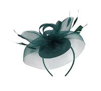 Women's Feather Fascinator Wedding Bridal Headpiece Cocktail Wedding Tea Party Headband Hat for Women Headband Bridal Wedding Feathers on a Headband Fascinator