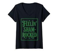 Women's Feelin’ Sham Rocked V-Neck T-Shirt