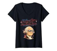 Women's Feeling Cute Might Start a Revolution Later V-Neck T-Shirt