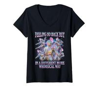 Women's Feeling So Back But in A Different More Whimsical Way V-Neck T-Shirt
