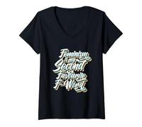 Womens Feminism is My Second Favourite F Word Feminist V-Neck T-Shirt