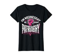 Womens Feminist On Wednesdays We Smash The Patriarchy Women Rights T-Shirt