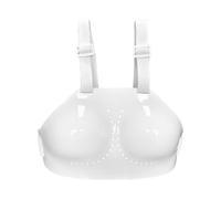 Women's Fencing Chest Protector for Sparring Training Accessories Karate Mma L, White