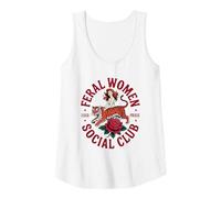 Womens Feral Women Social Club Streetwear Style Tank Top