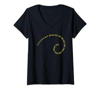 Womens Fibonacci Geometry Tshirt V-Neck T-Shirt