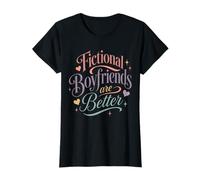 Womens Fictional Boyfriends Better Romance Reader Book Lover T-Shirt