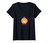 Womens Fierce, Fluffy, Fabulous V-Neck T-Shirt