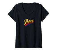 Womens Fierce, Fun, Daddy, PRIDE, gay pride, love, Love is Love V-Neck T-Shirt