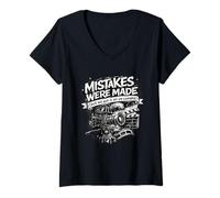 Women's Filmmaking Graphic Apparel for Editors Videographers V-Neck T-Shirt