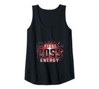 Womens Final Boss Energy Bold Dark Gamer Quote Tank Top