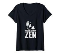 Women's Find Your Zen V-Neck T-Shirt