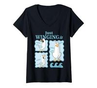 Women's Finding Nemo Seagulls Mine V-Neck T-Shirt