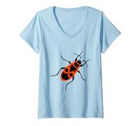 Women's Fire Bug V-Neck T-Shirt