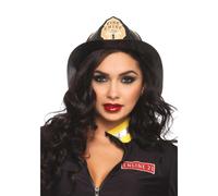 Women's Firefighter Hat Leg Avenue Noir TU