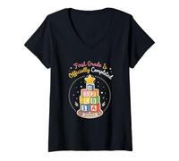 Women's First Grade is Officially Completed Elementary Teacher V-Neck T-Shirt