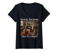 Women's First of All Third Graders Think I Am A Delight V-Neck T-Shirt