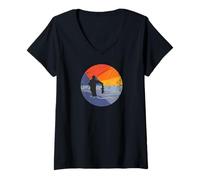 Womens Fishing fishing rod FISHING FISHERMAN lake fishing V-Neck T-Shirt