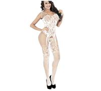 Women's Fishnet Chemise BobyStocking Sleepwear Tight Hollow Out Sexy Solid Colour Plain Lingerie Set Naughty Lightweight Trendy Fashion Sexy Bodysuit Erotic Club Nightwear