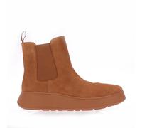 Women's Fit Flop F-Mode Suede Flatform Chelsea Boots in Brown