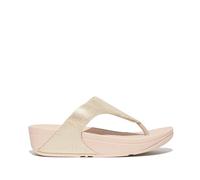 FitFlop Womens Lulu Toe Post Sandals Platino 8