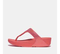 Women's Fit Flop Lulu Crystal Toe-Post Sandals in Orange