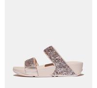 Women's Fit Flop Lulu Multi-Tonal Glitter Sliders in Pink