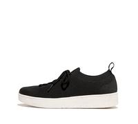 Women's Fit Flop Rally E01 Multi Knit Trainers in Black