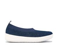 Fitflop Women's Uberknit Ballerina Closed Toe Ballet Flats, Midnight Navy, 5 UK