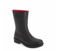 FitFlop Womens Short Wonderwelly Boots All Black 4